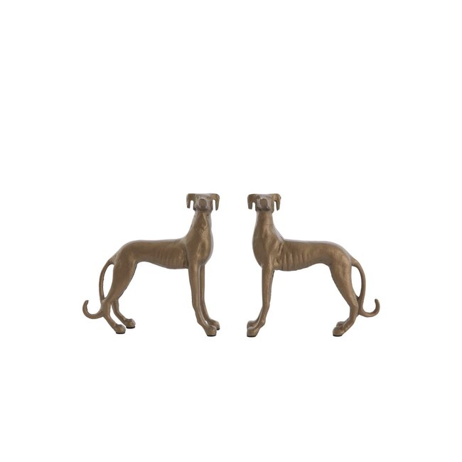 Light & Living Ornament 17X8X18 cm Hond antiek brons (per stuk)