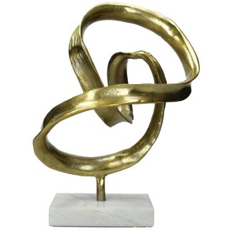 Kersten Ornament Knoop Goud 34x20x25cm