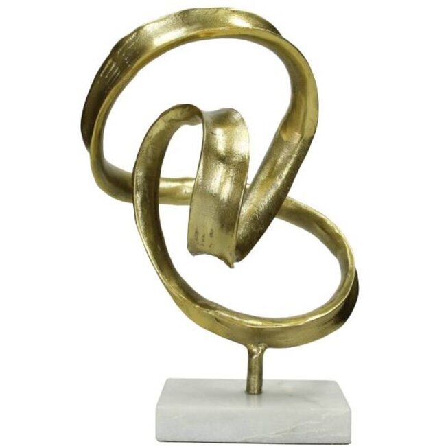 Kersten Ornament Knoop Goud 34x20x25cm