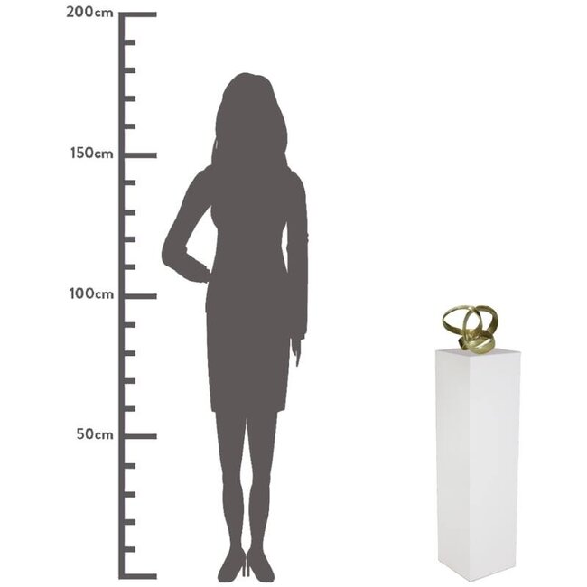 Kersten Ornamentknoop Goud 17x20x23cm