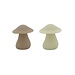 Home Society LED Kaars Mushroom S White