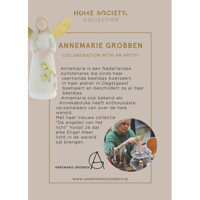 Home Society Ornament Angel Gabriel XS