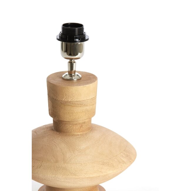 Light & Living Lampvoet Ø23X25 Cm Fiera Wood Matt Naturel