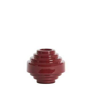 Light & Living Theelicht Ø13x10,5 cm WANHATI glans Burgundy