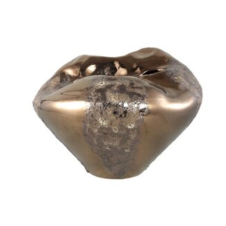PTMD Rubi Bronze ceramic irregular vase XL