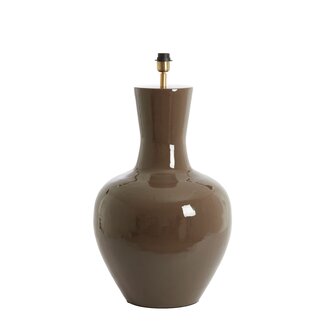 Light & Living Lampvoet Ø46X69 Cm Nana Shiny Dark Brown