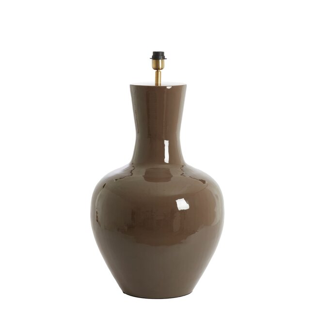 Light & Living Lampvoet Ø46X69 Cm Nana Shiny Dark Brown