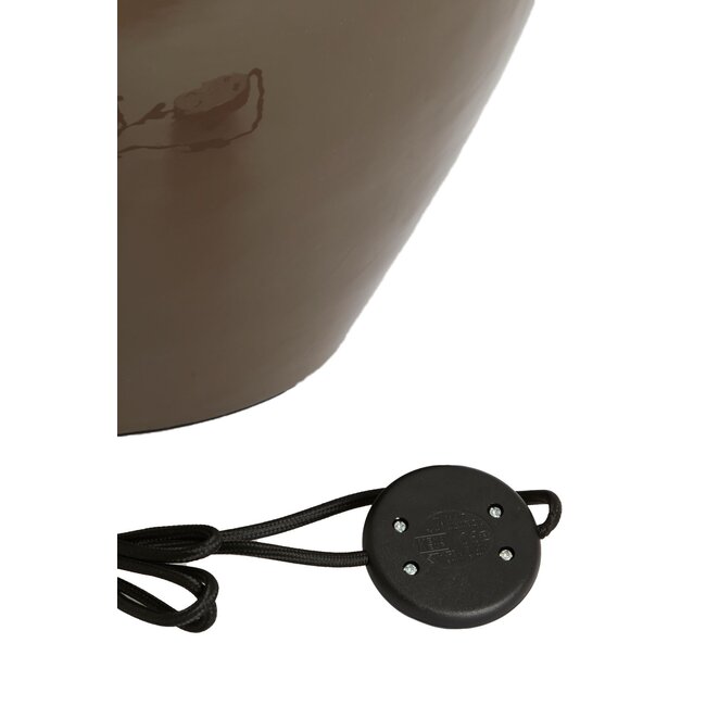 Light & Living Lampvoet Ø46X69 Cm Nana Shiny Dark Brown