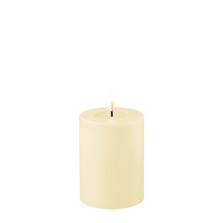 Deluxe Homeart Cream Real Flame LED Candle Ø7,5 x10cm Deluxe Homeart Cream Real Flame LED Candle Ø7,5 x10cm