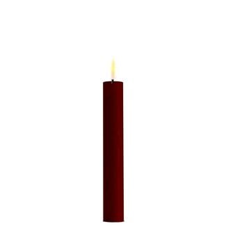 Deluxe Homeart Bourgogne Red LED Dinner Candle Ø 2,2x15 cm (2 stuks)