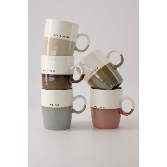 Zusss Theemok gezelligheid wit/zand