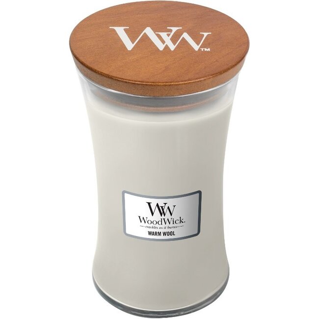 Woodwick Warm Wool Large Candle WoodWick© 130h.
