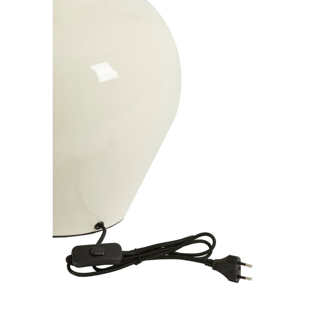 Light & Living Lampvoet Ø33x51 Cm NANA glanzend Crème