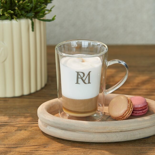Riviera Maison RM Double Wall Monogram Glass L