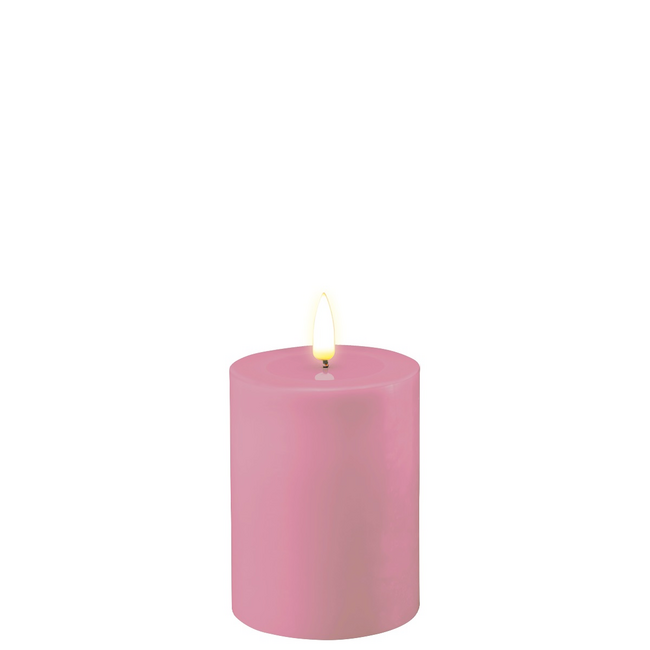 Deluxe Homeart Lavendel Real Flame LED Candle Ø7,5x10cm