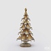 EDG Kerstboom parel goud/zilver H36cm Ø19cm