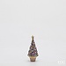 EDG Kerstboompje met glitters 17 x Ø7 cm