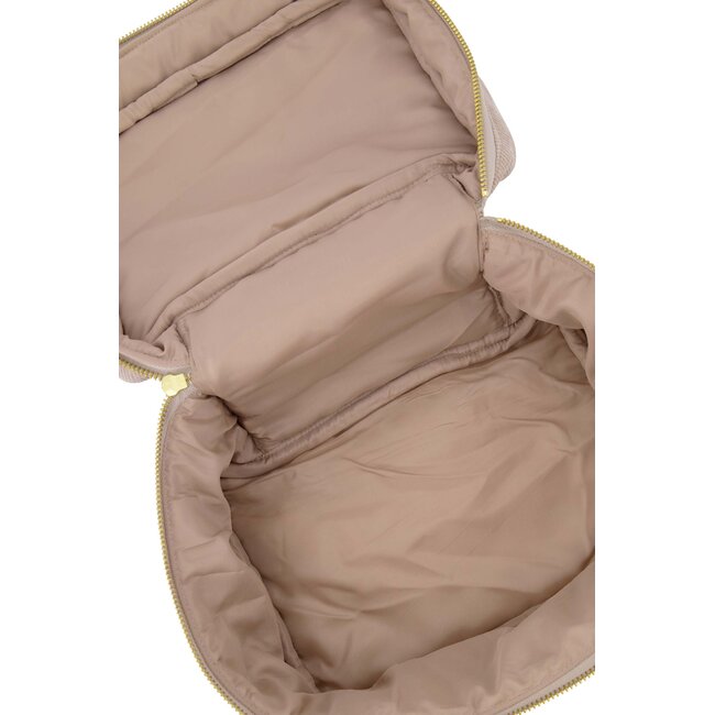 Zusss Beautycase corduroy love zand