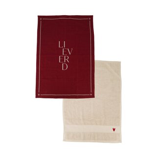 Zusss Keukenset lieverd wit/donkerrood Zusss Keukenset lieverd wit/donkerrood