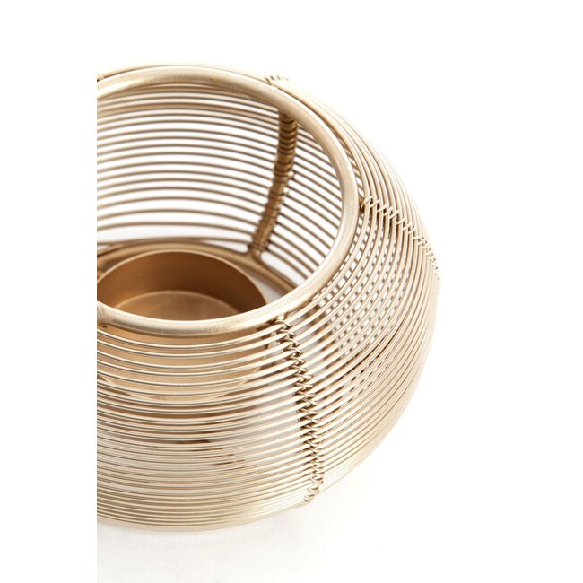 Light & Living Theelicht Ø11x7 cm BIANO licht goud