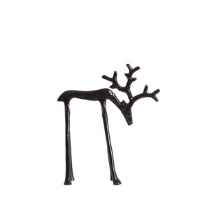 Light & Living Ornament 21,5X9,5X25 cm DEER glanzend donker bruin