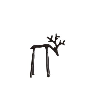 Light & Living Ornament 17,5x8,5x20cm DEER glanzend donker bruin