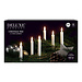 Deluxe Homeart Christmas tree LED wax candles, 6 pcs