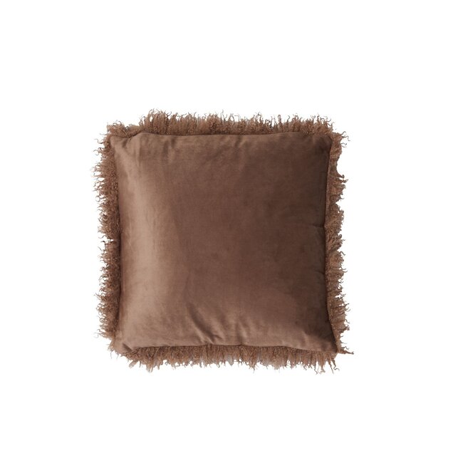 Light & Living Kussen 45X45 cm BUBION donker bruin