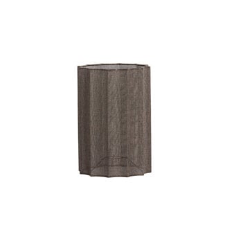 Light & Living Kap cilinder 24-24-35 Cm Disli Linnen bruin