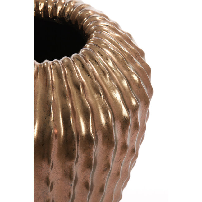 Light & Living Vaas Ø29x37 cm CACTI antique bronze