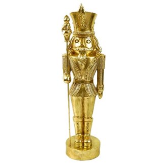 Werner Voß Nutcracker Major Mint Goud - 98 cm Werner Voß Nutcracker Major Mint Goud - 98 cm