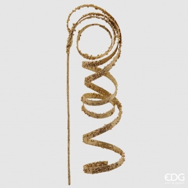 EDG Glittertak krul goud