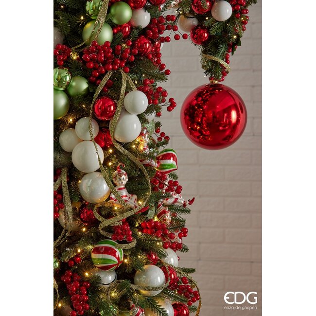 EDG Glittertak krul licht groen