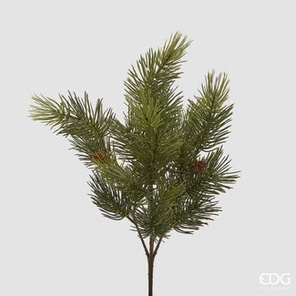 EDG Pine tree with Pine cones bush H 45 cm