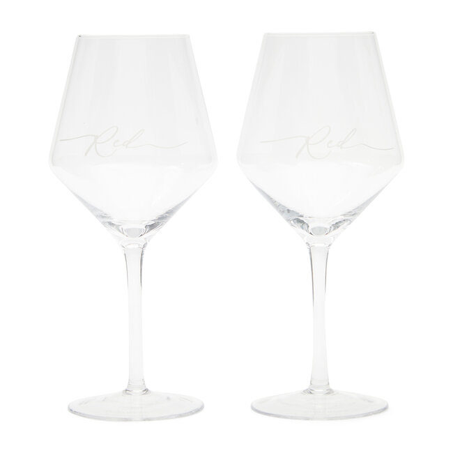 Riviera Maison Wijnglas RM Red, 2 Stuks