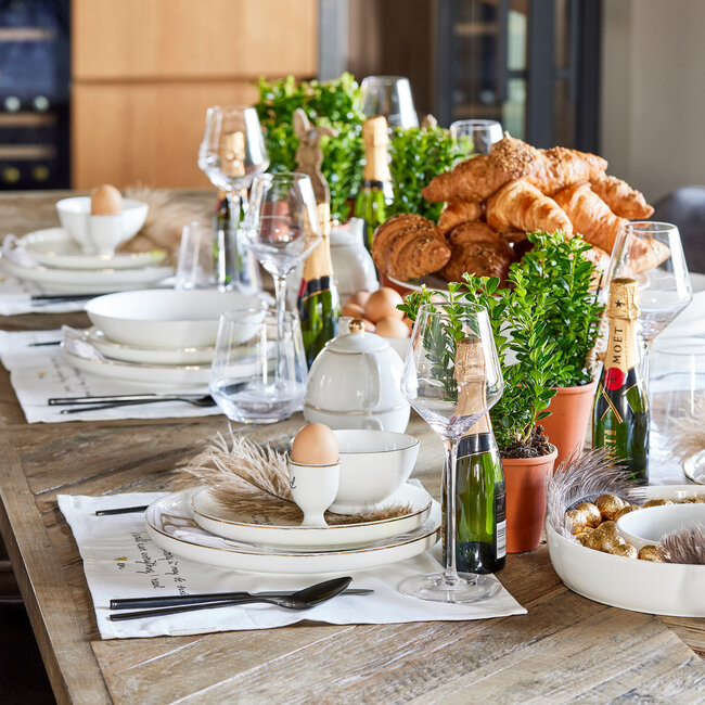 Riviera Maison Wijnglas RM White, 2 Stuks