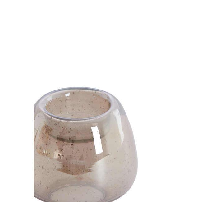 Light & Living Theelicht Capira Ø13X12 cm Theelicht Capira bruin-grijs