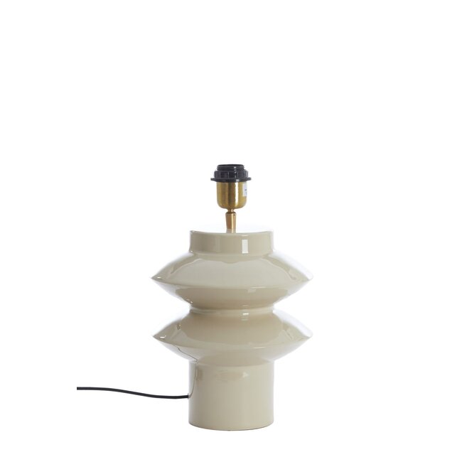 Light & Living Lampvoet Ø22x26 cm PETCH glans licht grijs