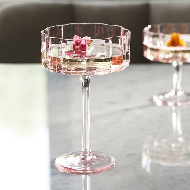 Riviera Maison Flower Wine Glass M