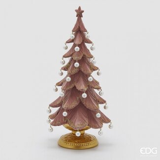 EDG Kerstboom Roze met parels H46xØ22 cm EDG Kerstboom Roze met parels H46xØ22 cm