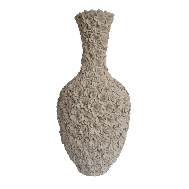 Colmore Vaas OLIVIA flowers Ø40x80cm sand