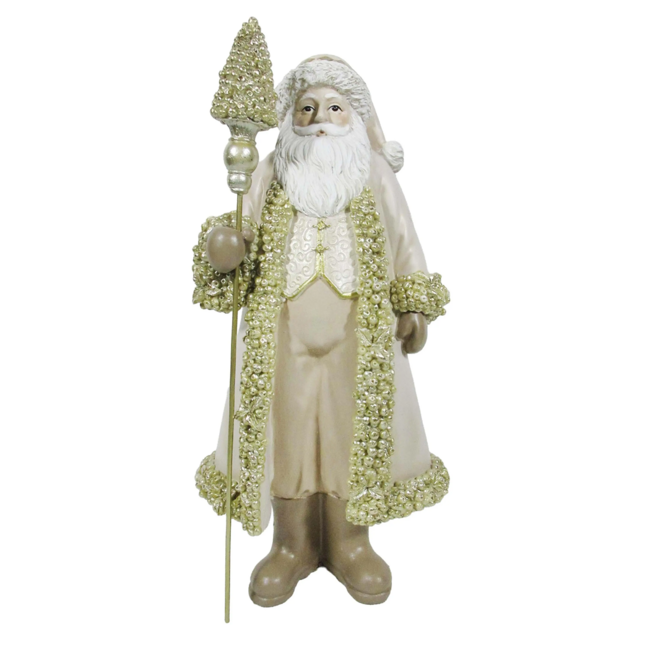 Colmore Decorative Santa Gold Resin 21x15x41 cm