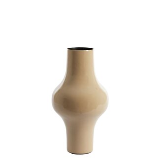 Light & Living Vaas deco Ø22x40 cm SINDO glanzend taupe Light & Living Vaas deco Ø22x40 cm SINDO glanzend taupe