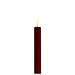 Deluxe Homeart Bourgogne Red LED Dinner Candle Ø 2,2x15 cm (2 stuks)