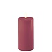 Deluxe Homeart Magenta Real Flame LED Candle Ø7,5 x15cm