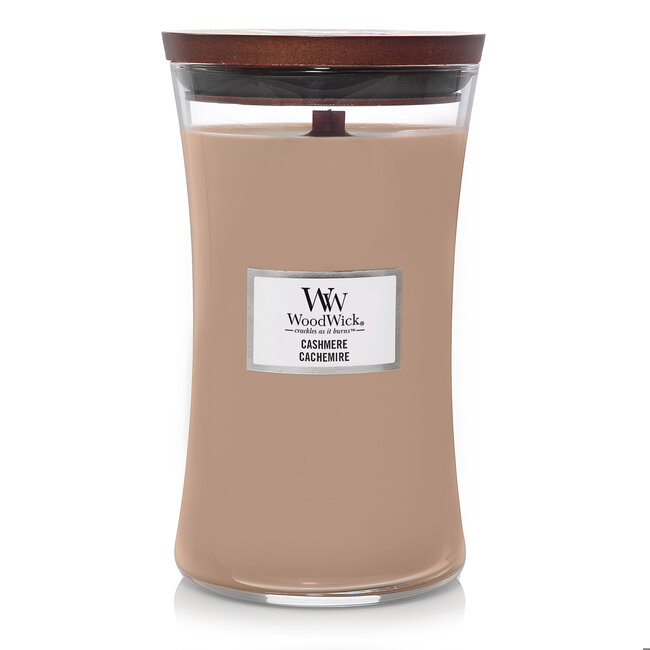 Woodwick Cashmere Large Candle WoodWick© 130h.