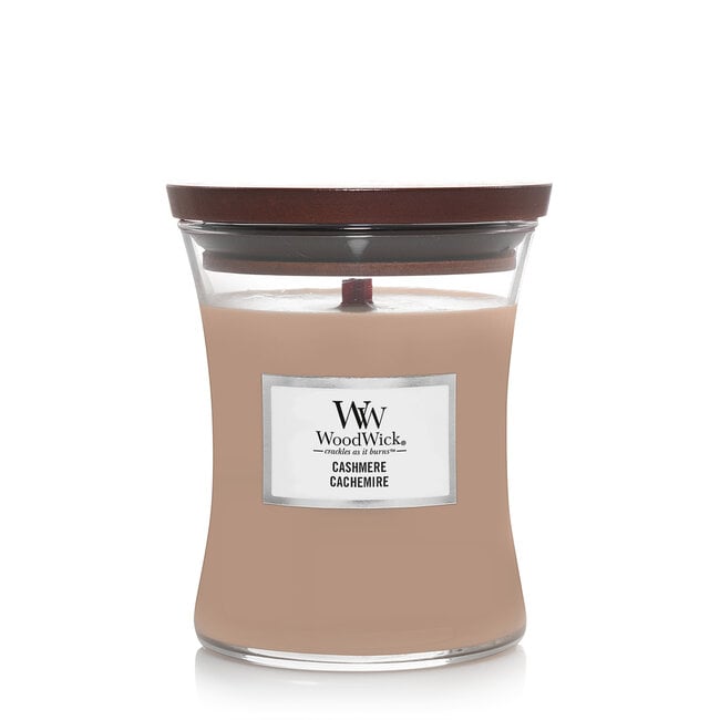 Woodwick Cashmere Medium Candle WoodWick© 60h.