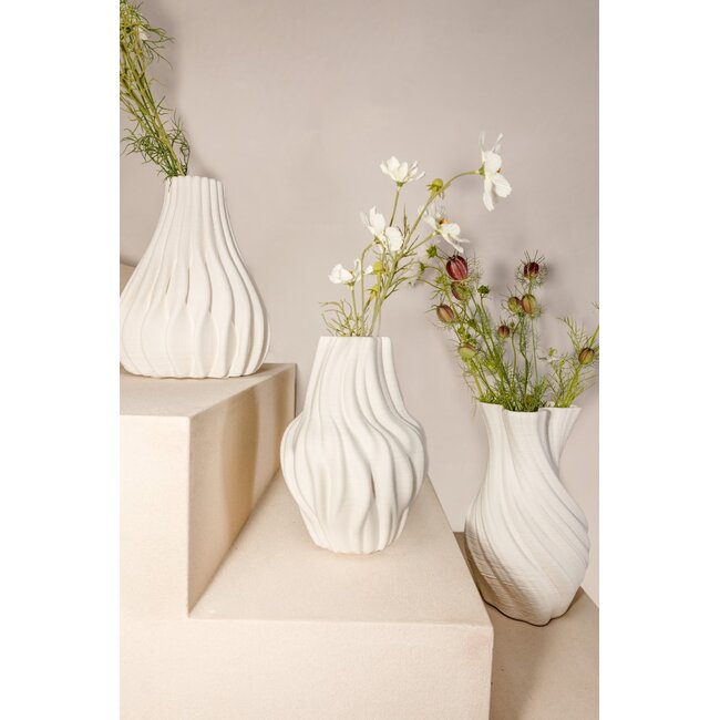 Home Society 3D-print Vaas Atlantis Sandy wit