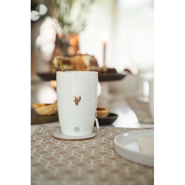 Zusss Mok L goud hartje