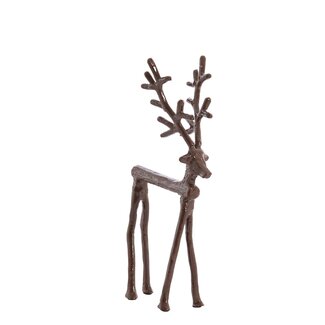 Light & Living Ornament 15,5X15X30,5 cm Reindeer Shiny Brown